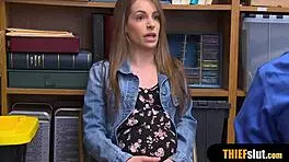 cute blonde german teen rough fucked by mall cop