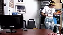 Lilly Hall Caught Shoplifting Then Fucked