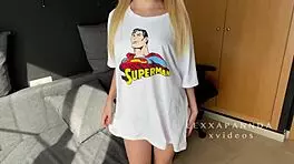 Blonde Teen Masturbates Alone