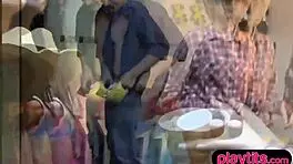 College Teen Girls Cowboy Party Ends in Groupsex