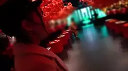 Young Japanese Babe On Flirty Date At Goldfish Museum