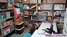 Big tits cutie Skylar gets nailed hard for shoplifting!