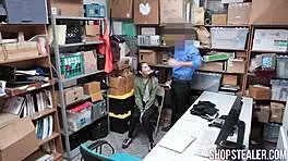 Little skinny teen criminal sucks cock in group reality doggystyle