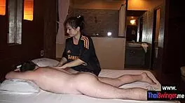 pancake the asian babe rode her client's big cock cowgirl style