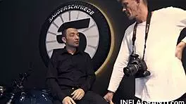 Horny Brunette Kami Katzerl Gets Facialized Hard!