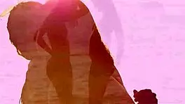 Cara and Elilith share sensual lesbian kisses