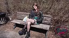 Naughty Canadian teen with small tits and young asshole