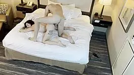 Fucking Tattooed Beauty's Tight Pussy Doggy Style