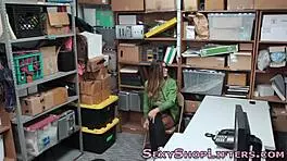 Teen big tits girl caught and punished in hard porn movie