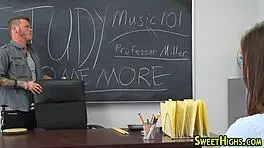 college teen explores uniform adventures