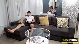 Stepsister gets household tasks after fucking