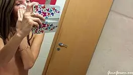 Young teens share casual greetings