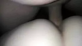 Bad Santa fucks Asian amateur bent over for rough creampie.