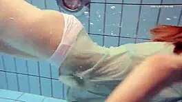 High quality outdoor sex and lesbian action with 18-year old bikinied Nastya Volna
