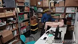 Teen emo chick is arrested and taken to the police officer’s house