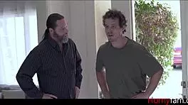 Wow, hot teen fucks stepbrother!