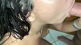 cute wife feels amazing fucking and moaning