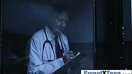 Mental nymphomaniac patient fucked by male nurse - elena koshka