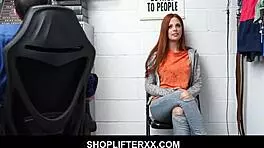 Scarlett Mae Caught Shoplifting, Faces Pervy Officer's Advances