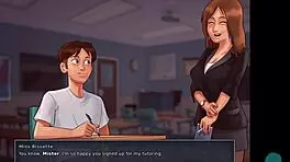 Summertime Saga 41: College Roleplay Game Scene