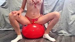 FITBALL OR SPACE HOPPER? NEVERMIND WHEN I RIDE IT!