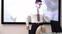 That tempting Mormon babe bounces on a huge dick so pleasurably