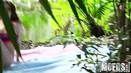 Mofos Presents Yoga Brunettes in Wild Forest Fuck