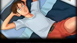 Summertime saga: Judith's big tits revealed.