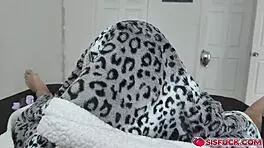 Katie Rides And Bounces On Pervy Stepbros Cock Until He Cums On Her