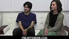 18-year-old American teen gets her stepbrother and stepsister to fuck