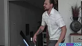 Petite Remi Jones rides in quick fucking game