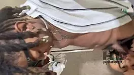 Handsomedevan Meets Juicy BBW Instagram Model In Hotel Lobby