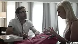 Blonde Chloe Temple Seduces Tutor with Big Cock