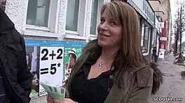 Teen Approached On Street For Paid Hardcore Fuck