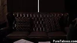 tattooed 18yo babe masturbating while getting doggystyle fucked