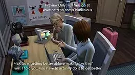 Study time turns into sexy time with cute teen babe in hentai anime style