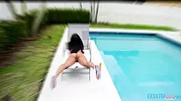 Wicked cameras recorded the tight Latin American ass of teen Camila Cortez being exercised, and her tight pussy being stretched open by a big cock