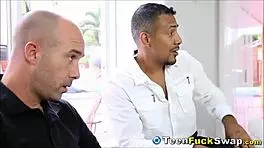 horny teen pals swap to fuck them 😏