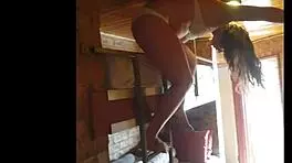 girl pisses outdoors in homemade teen compilation