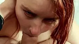 Beautiful redhead with nice tits