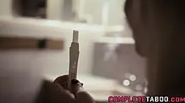 Blonde Teen Rubs Against Busty Milf Outdoors