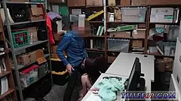 blonde teen does webcam striptease as petty thief