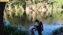 18-year-old 1 on 1 sex with a married man in the woods