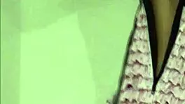 shiny gold pvc panties fit perfectly on teen babe