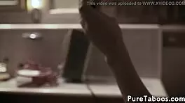 Teen tribs intensely with sapphic MILF outdoors.