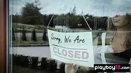 Small Titted Naked Blondie Vicky Introducing Her Tight Body After Hours Striptease