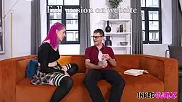 Inked Gurlz - Alt Girl Fucked By Step-Bro