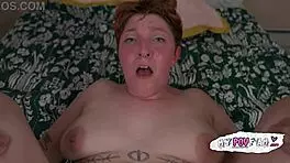 Spying on stepsis leads to blowjob, cowgirl ride, and facial in POV