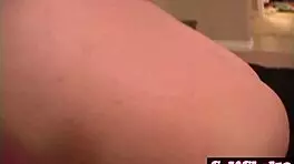 hot andi reveals natural tits and uses dildo