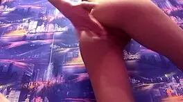 young slut on webcam caresses pussy and anal passionately